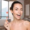 Tongue Brush, Tongue Scraper, Tongue Cleaner Helps Fight Bad Breath, 3 Tongue Scrapers, 3 Pack (Blue & Orange & Red) view 4