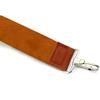 Double- layer Leather Razor Strop Shaving Sharpener Strap Barber Straight Razor Sharpening Belt ( Brown ) for Women view 2
