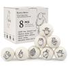 Wool Dryer Balls, 8PCS Natural Fabric Softener 100% Organic Premium New Zealand Wool, No Fillers, Anti Static, Lint Free, Odorless, view 1