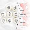 Wool Dryer Balls, 8PCS Natural Fabric Softener 100% Organic Premium New Zealand Wool, No Fillers, Anti Static, Lint Free, Odorless, view 3