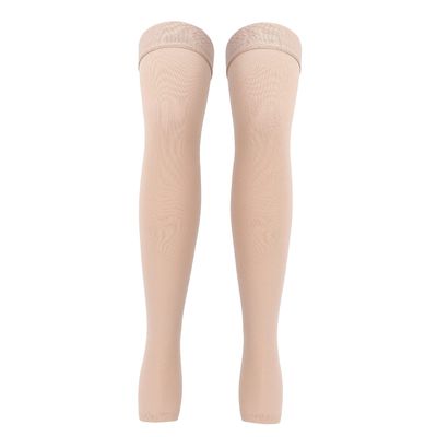 Compression Stockings, Breathable Antiskid Silicone OpenToed High Compression Stocks Soft Skinfriendly for Daily Use(S)