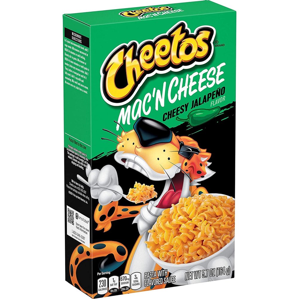 Fritolay Cheetos Mac' N Cheese Pasta Cheesy Jalapeno With Flavored Sauce 164G