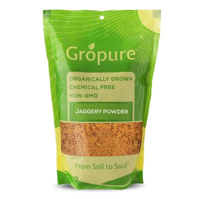 GroPure Organic: From Soil to Soul - Jaggery Powder - 900g I Gud Powder I Pure and Authentic Taste I Boosts Immunity I Great Body Detoxifier I Taste of Purity