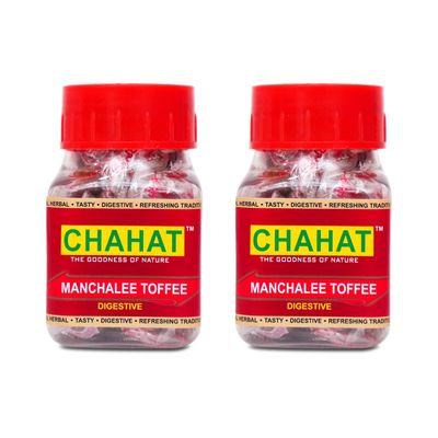 Chahat Yummy Digestive Manchali Toffee,Sweet Flavoured Manchalii Candy Toffee 120 gm (PACK OF 2)