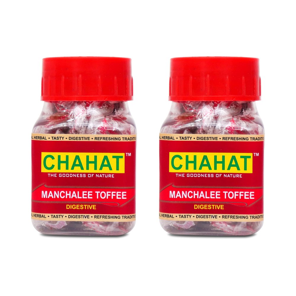 Chahat Yummy Digestive Manchali Toffee,Sweet Flavoured Manchalii Candy Toffee 120 gm (PACK OF 2)