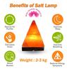 GOODMARTS (2-3 kg Ntural Himalyan Rock Salt Pyramid Shape Lamp for Positive engery(GM-RSL-80) view 3