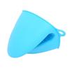 Pot Pinch Mitts, Compact Portable Bright Color Heat Resistant Pinch Mitts Professional Flexible Silicone for Depilatory Wax Pot(blue) view 1