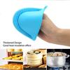 Pot Pinch Mitts, Compact Portable Bright Color Heat Resistant Pinch Mitts Professional Flexible Silicone for Depilatory Wax Pot(blue) view 2