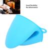 Pot Pinch Mitts, Compact Portable Bright Color Heat Resistant Pinch Mitts Professional Flexible Silicone for Depilatory Wax Pot(blue) view 3