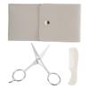 Mustache Scissors, Stainless Steel Facial Hair Grooming Kit for Facial Hair for All Body view 1