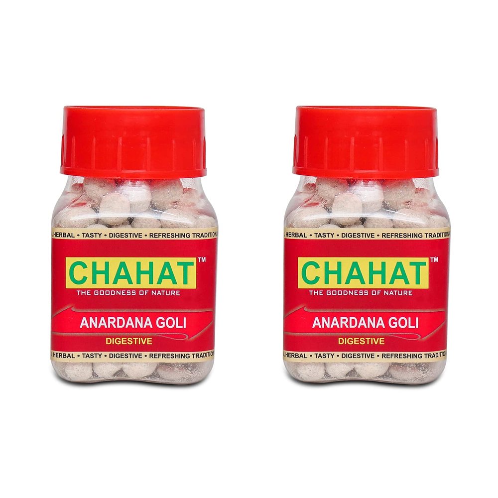 CHAHAT Anardana Goli Mukhwas, (Digestive Anardana Pachak Mouth Freshener) 120gm (pack of 3)