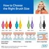 Tepe Adult Interdental Brush Original Cleaners  Manual Dental Brushes Between Teeth 20 Pk, Green view 4