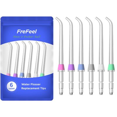 Replacement Tips for Waterpik Water Flosser (6 Classic Jet Tips)