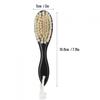 Mustache Brush, Clean the Beard Shaving Brush, Oil Hair Styling for Hair Carving Hair Grooming Cleaning Beard(Black and white) view 3