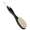 Mustache Brush, Clean the Beard Shaving Brush, Oil Hair Styling for Hair Carving Hair Grooming Cleaning Beard(Black and white) view 4