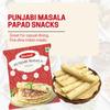 Balasa Premium Punjabi Spicy Masala Papad (200 GMS X 4 Packets) | Premium Punjabi snacks | Spicy Masala Papad | Ready-to-fry masala view 3