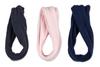 Conair 3ct Assorted Color Fabric Hair Scrunchies view 2