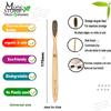 Mini Storify Truly Organic 1.Bamboo toothbrush stand|1.Kids bamboo toothbrush - Charcoal Soft Bristles, Oral Cleaning,|1.Adult bamboo toothbrush - Charcoal Soft Bristles, Oral Cleaning, (PACK OF 3) view 3