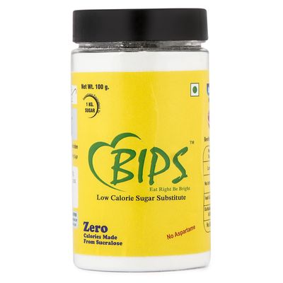 Bips Sugar Substitute 100g Jar (Sugar Free)