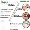 Mini Storify Truly Organic 1.Bamboo Cotton ear bud/swab|80 wood stem/160 Swab|1.Kids bamboo toothbrush - Charcoal Soft Bristles, Oral Cleaning,|2.Loufah/loofah Pads, Sponge Body scrubber (PACK OF 4) view 2