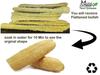 Mini Storify Truly Organic 1.Bamboo Cotton ear bud/swab|80 wood stem/160 Swab|1.Kids bamboo toothbrush - Charcoal Soft Bristles, Oral Cleaning,|2.Loufah/loofah Pads, Sponge Body scrubber (PACK OF 4) view 4