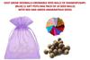 Easy Grow Seedballs-Growable Seed Balls Of Shankhpushpi(Aparajitha/Clitoria Ternatea(Blue)(1 Gift Potli Bag Pack Of 10 Seed Balls) With Red And Green Amaranthus Seeds view 2