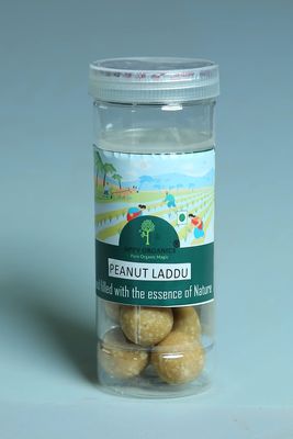 NPPV ORGANICS Home- Made Roasted Peanut Laddu/Ground Nut Laddu/Kadalai Urundai (Made using honey, ghee and jaggery) 100% Pure & Organic (1 Kg)