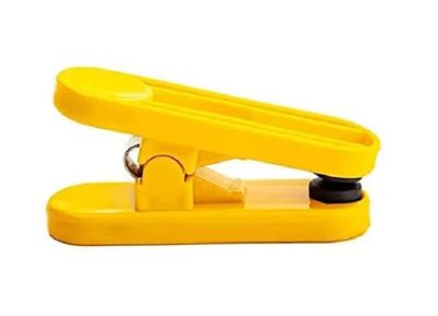 ACS ACM Acupressure Magnetic Finger Power Clips Handheld Massager (Yellow, Set of 5)