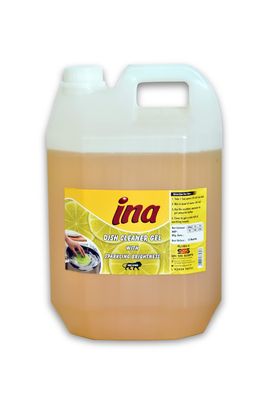 Ina Dish Cleaner Gel 5L (Lemon), Concentrated Dish Cleaner Gel