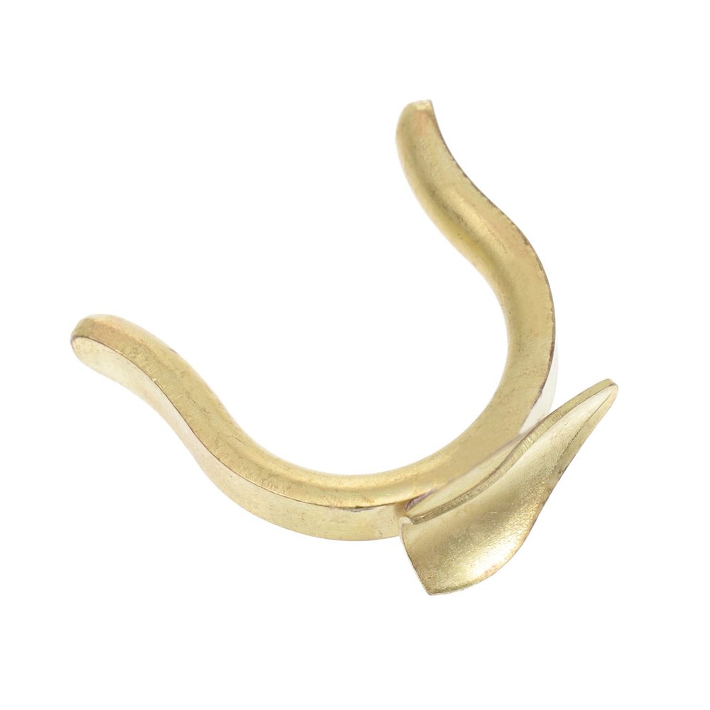 HEALLILY B Flat Copper Finger Hook Trumpet Thumb Hook Trumpet Back Finger Hook Replacement Trumpet Repairing Parts for Trumpet Accessory