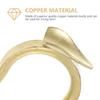 HEALLILY B Flat Copper Finger Hook Trumpet Thumb Hook Trumpet Back Finger Hook Replacement Trumpet Repairing Parts for Trumpet Accessory view 2