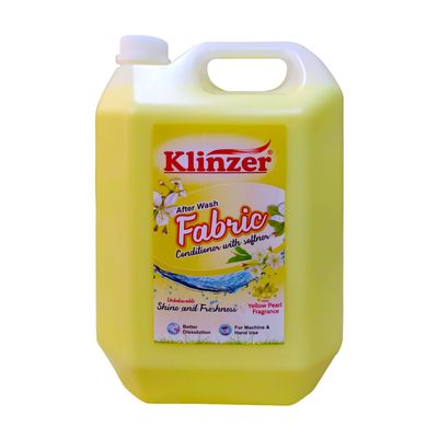 Klinzer Laundry Liquid Fabric Softener with Conditioner (Yellow Pearl) 5L