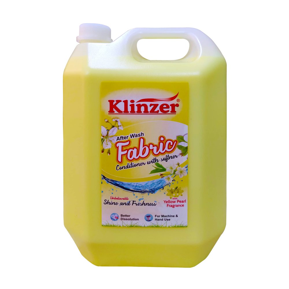 Klinzer Laundry Liquid Fabric Softener with Conditioner (Yellow Pearl) 5L