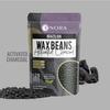 ENORA Brazilian Stripless Wax Beans for Women (300g) | With Wooden Spatula | Natural | For Face, Chin, Hairline, Bikini Area & Full Body Hair Removal (300 Gram, Activated Charcoal) view 2