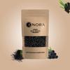 ENORA Brazilian Stripless Wax Beans for Women (800g) | With Wooden Spatula | Natural | For Face, Chin, Hairline, Bikini Area & Full Body Hair Removal (800 Gram, Activated Charcoal) view 2
