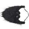 False Beard, Elastic Adjustable Soft Cosplay Beard for Cosplay for Halloween(Large Black Beard) view 1
