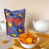 The Healthy Binge| Baked Snacks| Ragi Chips |Healthy snacks for kids and adults| All Natural | No Added sugars| 0% Cholesterol | Protein and Fiber Rich | Gluten Free | Cajun Spice Flavour | PACK of 24 (40 gm x 24) view 4