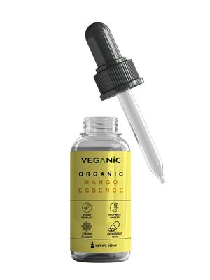 Veganic Mango Flavour Essence For Cake Baking Extract for Baking Cakes Whipped Cream Pastries Desserts & Beverages (100 ML)