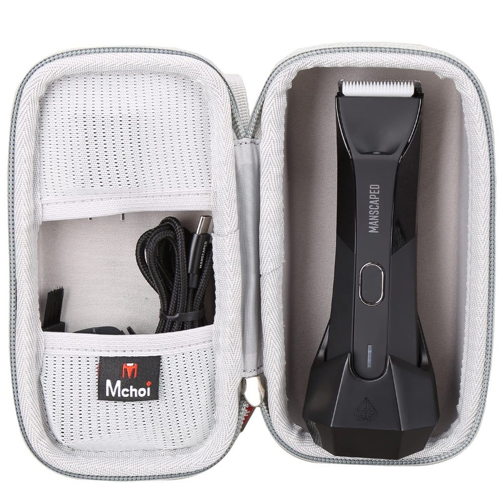 Mchoi Hair Trimmer Case - Compatible with Manscaped Lawn Mower 4.0 or 3.0 - Protective Organizer for Trimmer and Accessories