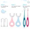 6 in 1 Baby Training Toothbrush Set - Infant to Toddler Toothbrush Oral Care Toothbrush for Baby - Food Grade Silicone,Extra Soft Bristles,Perfect for 6+,12+,24+ Months,Baby Essentials Gift(6-Pack) view 2