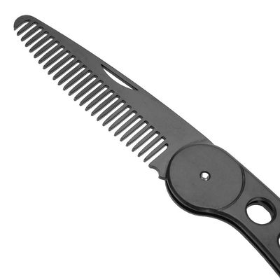 Stainless Steel Anti-static Folding Beard Comb, with Beer-opening Function Beard Comb, for Men Beard Mustache Styling Comb Traveling and Daily Use