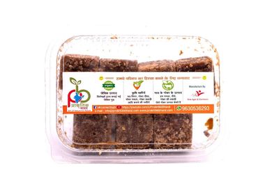 Prrakritikk Bharat Natural Pure organic Jaggery Gur | Gud from Sugarcane ChemicaI Free -GD11_400g