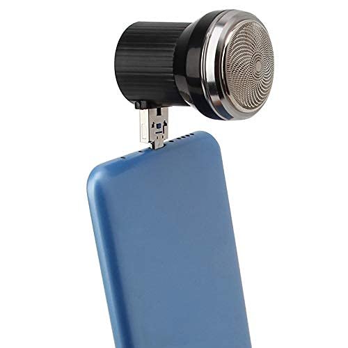 Ubersweet Imported 2X(Creative Electric Shaver Mini Portable USB Power Plug Travel Beard Trimm N4S9_22969