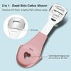 Ubersweet Imported Dead Skin Callus Remover 2 in 1 Foot File Foot Professional Foot Grater Stainless Steel Pedicure Rasp Pedicure Tools Rose Gold_177155 view 3
