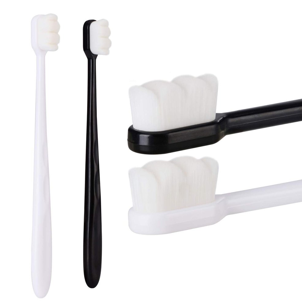 Athelas Extra Soft Manual Toothbrush For Smooth & Refreshing Brushing | 20000 Softest Sensitivity Bristles For Sensitive Gums & Teeth, Pregnant Women, Kids & Elders (Comfeel), White, Pack of 1