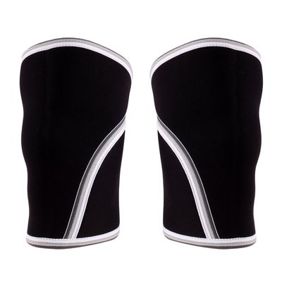 1 Pair 7mm Neoprene Compression Knee Sleeves Weightlifting Powerlifting L