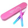 Arclon Isolation Lash Tweezers for Volume Eyelash Extension,Professional Precision Stainless Steel Las Purple 6.89inx1.5inx0.79in view 1