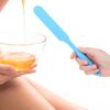 Wax Spatula, Scraper Waxing Applicator Silicone Reusable for Wax Warmer for Home Beauty Salon(blue) view 3