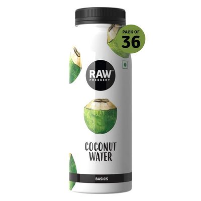 Raw Pressery Coconut Water (36 x 200ml) Natural Energizer & Immunity Booster, Thirst Quencher, No Added Sugar, Not from Concentrate