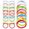 8 Pieces Silly Straw Glasses, Eyeglasses Straws Crazy Reusable Fun Loop Straws Novelty Drinking Eyeglasses Straw for Kids Party Annual Meeting, Fun Parties, Birthday (8 Colors) view 1